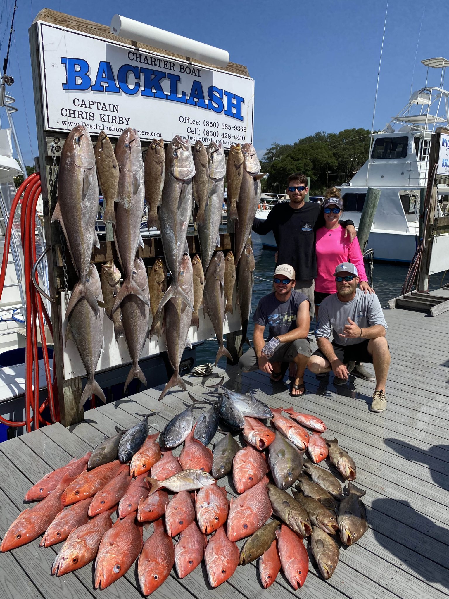 Charter Boat Backlash, Offshore Deep Sea Fishing, Destin, Florida