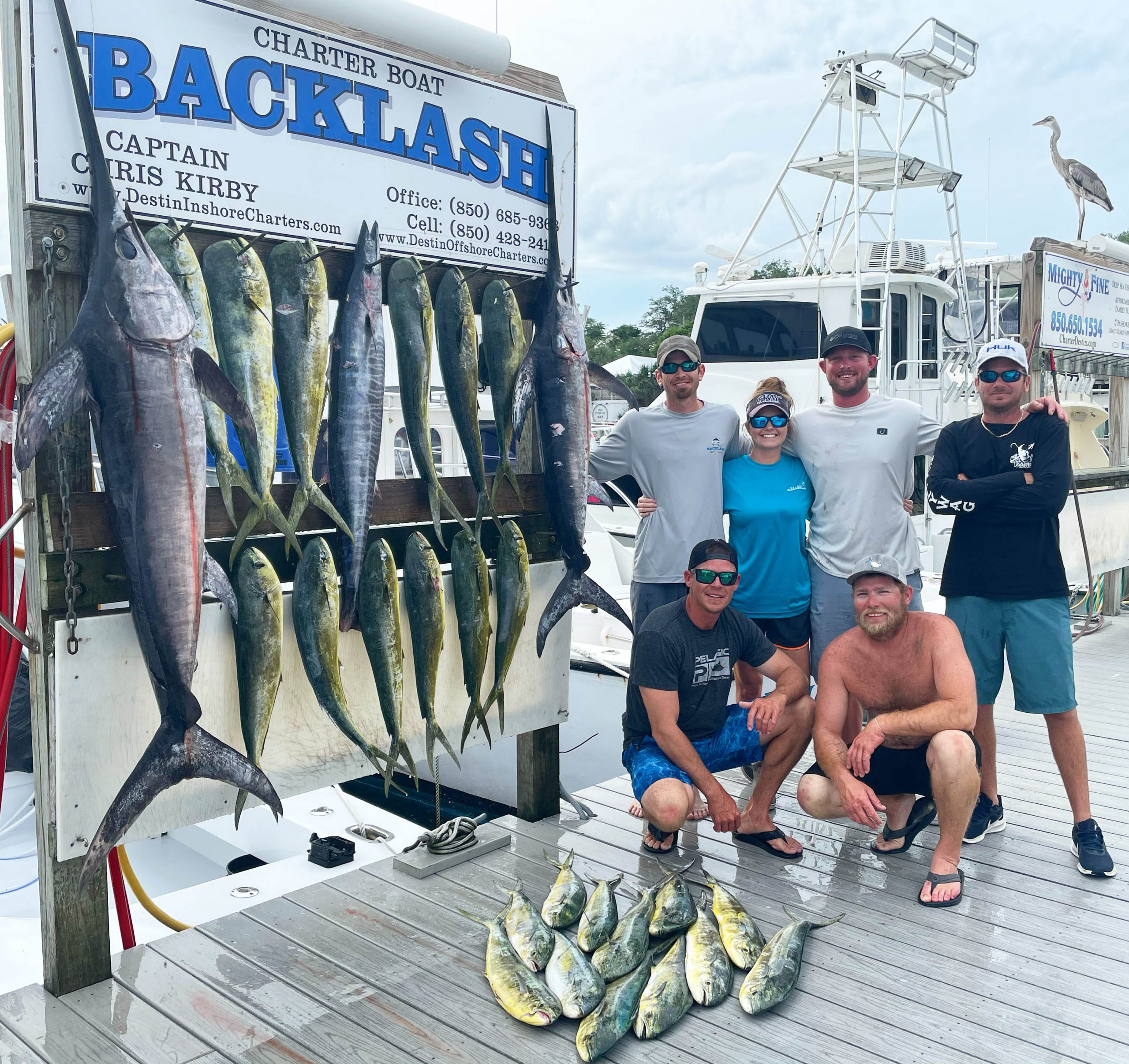 Charter Boat Backlash, Offshore Deep Sea Fishing, Destin, Florida